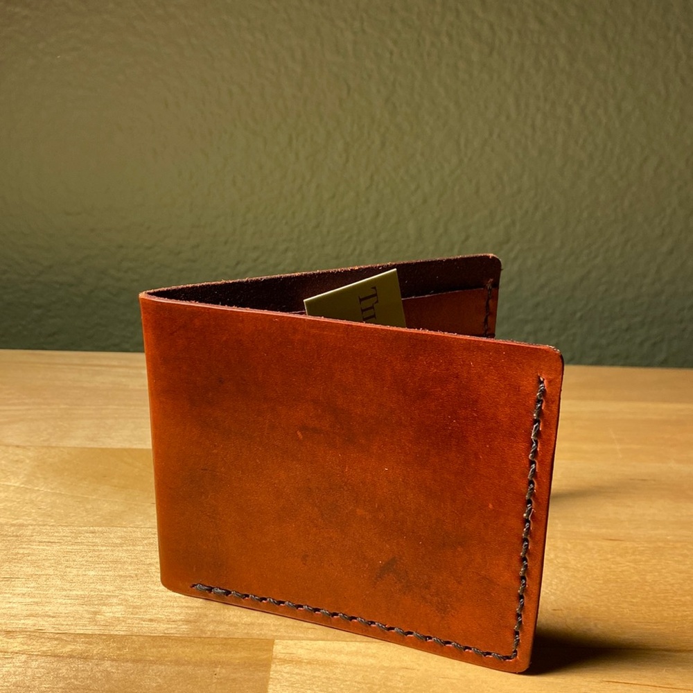 Handmade leather wallet